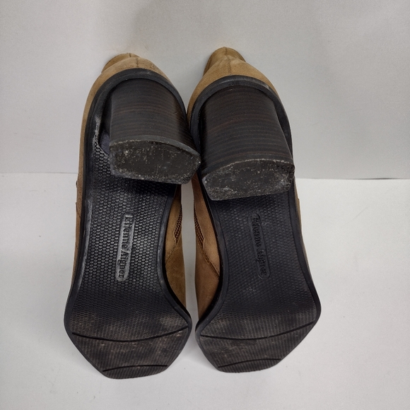 Etienne Aigner Saddle Ankle Boots Womens 10 M Tan - Picture 9 of 12